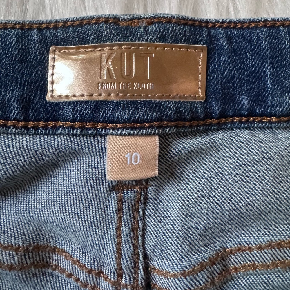 Kut from the Kloth Size 10 Sienna Baggy Boyfriend Crop - Picture 5 of 10